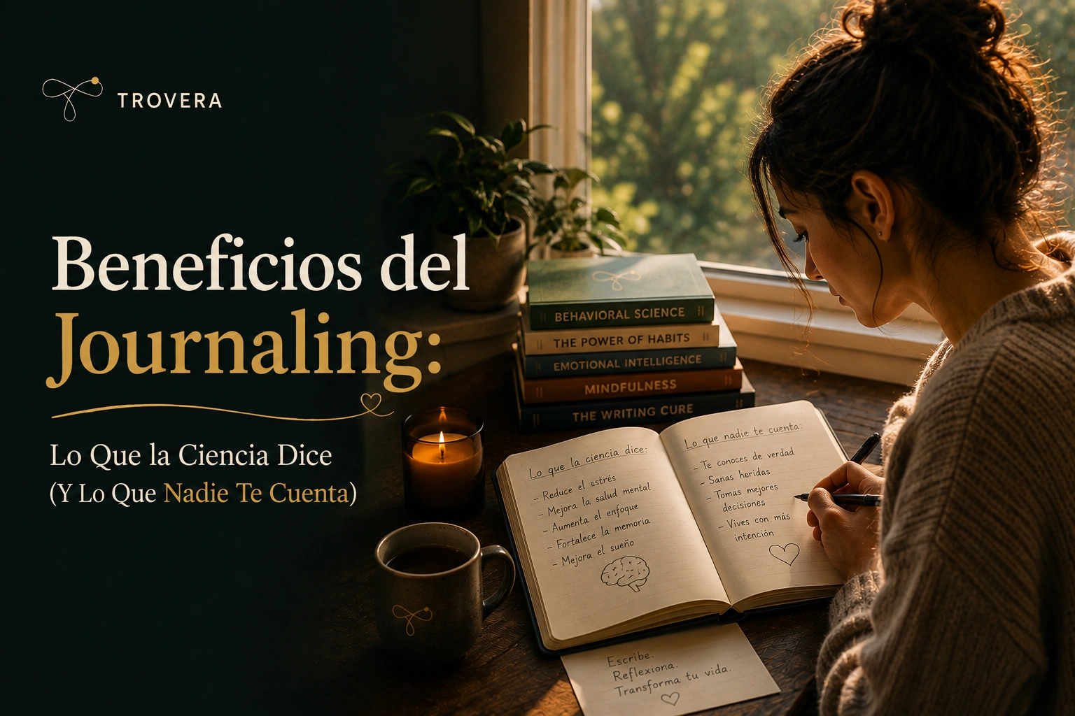 Beneficios del Journaling: Lo Que la Ciencia Dice (Y Lo Que Nadie Te Cuenta) en 2026 — Trovera voice journaling