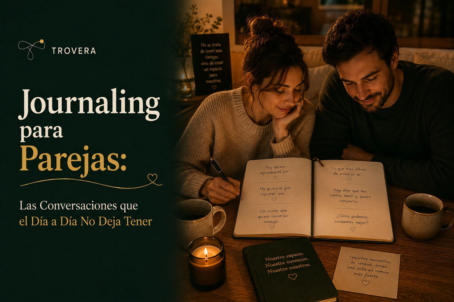 Journaling para Parejas: Las Conversaciones que el Día a Día No Deja Tener (2026)