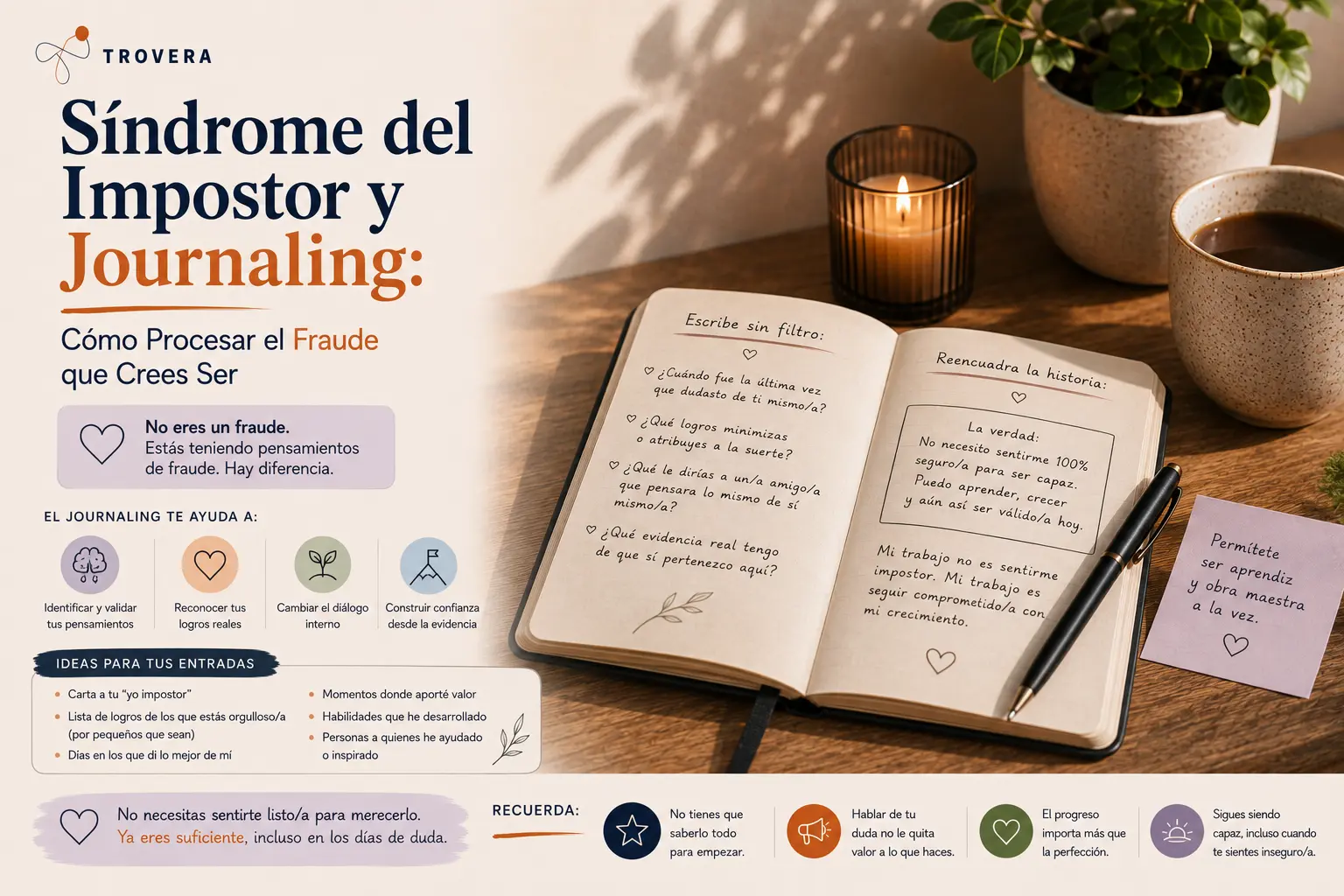 Sindrome del Impostor y Journaling: Como Procesar el Fraude que Crees Ser (2026)