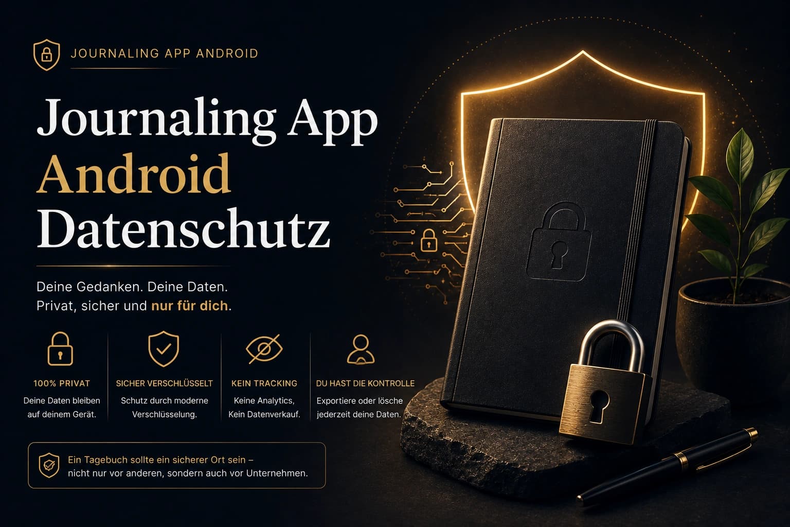 Journaling App Android Datenschutz — Welche App schützt wirklich deine Gedanken (2026) — Trovera voice journaling