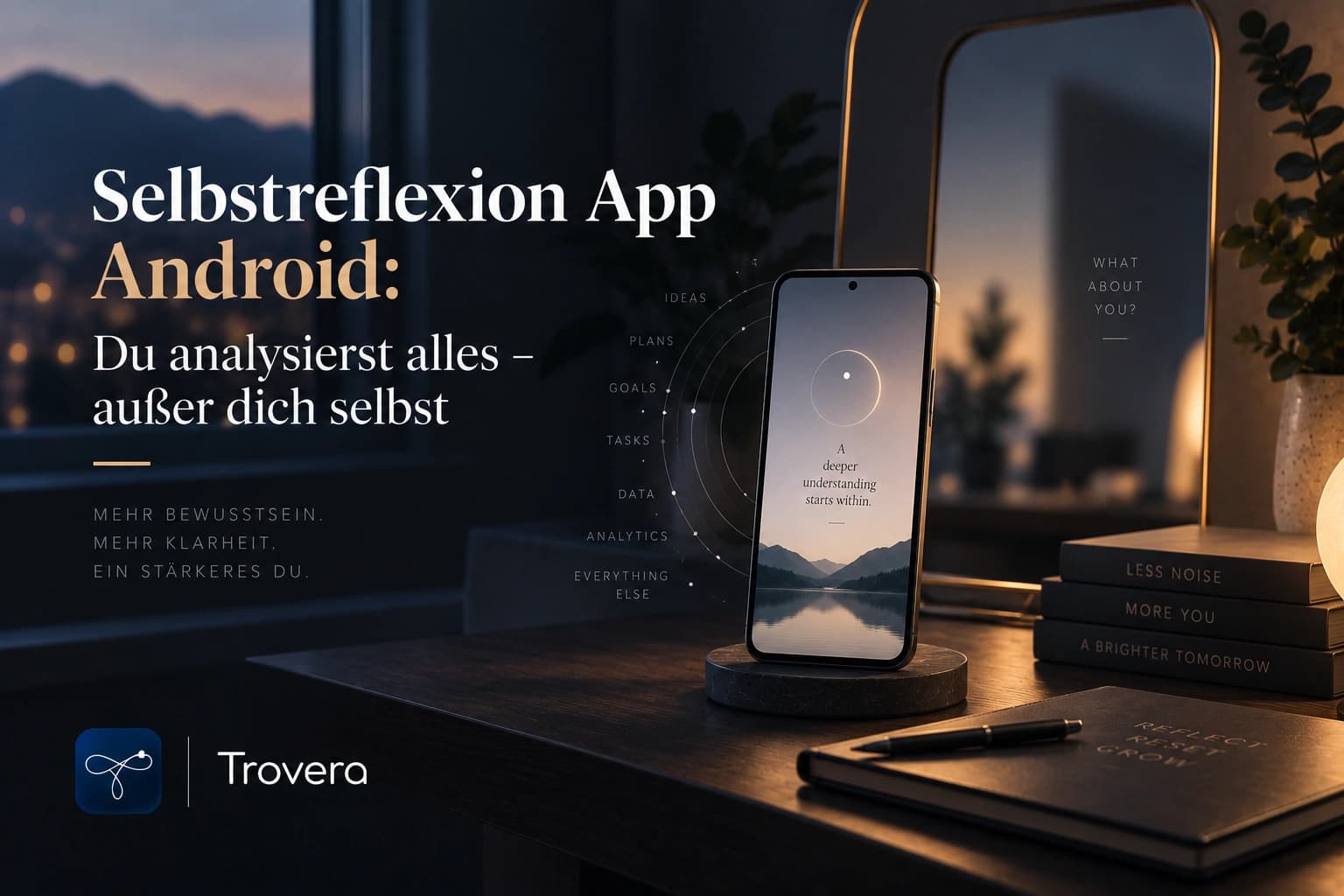 Selbstreflexion App Android 2026: Du analysierst alles – außer dich selbst — Trovera voice journaling