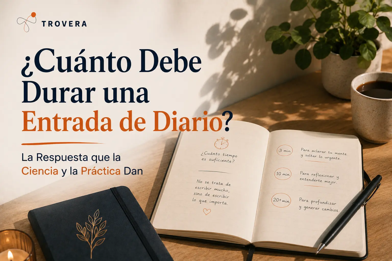 Cuanto Debe Durar una Entrada de Diario? La Respuesta Cientifica (2026) — Trovera voice journaling