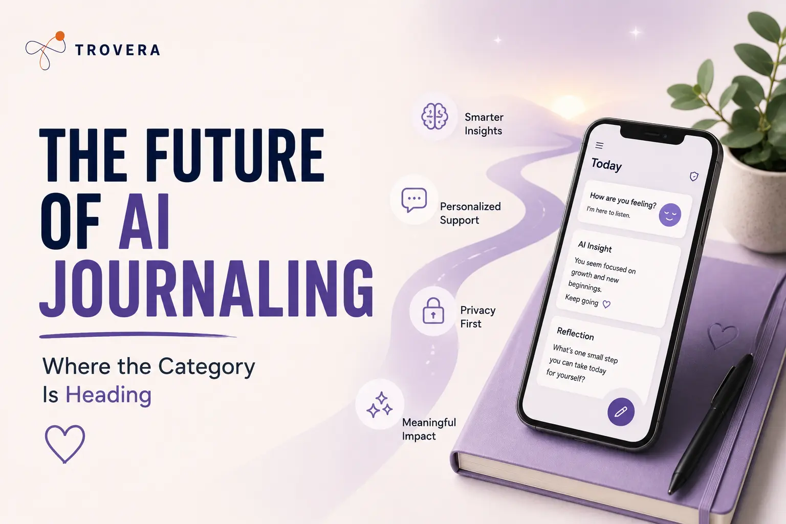The Future of AI Journaling — Where the Category Is Heading (2026) — Trovera voice journaling