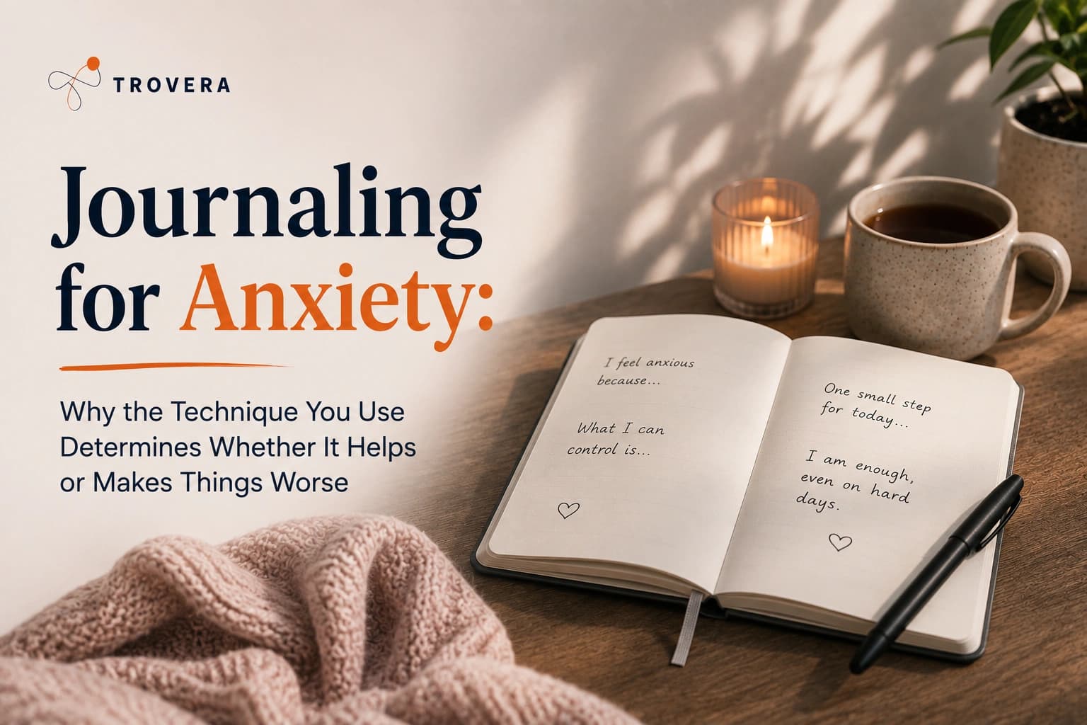 Journaling for Anxiety: Why the Technique You Use Determines Whether It Helps or Makes Things Worse (2026) — Trovera voice journaling