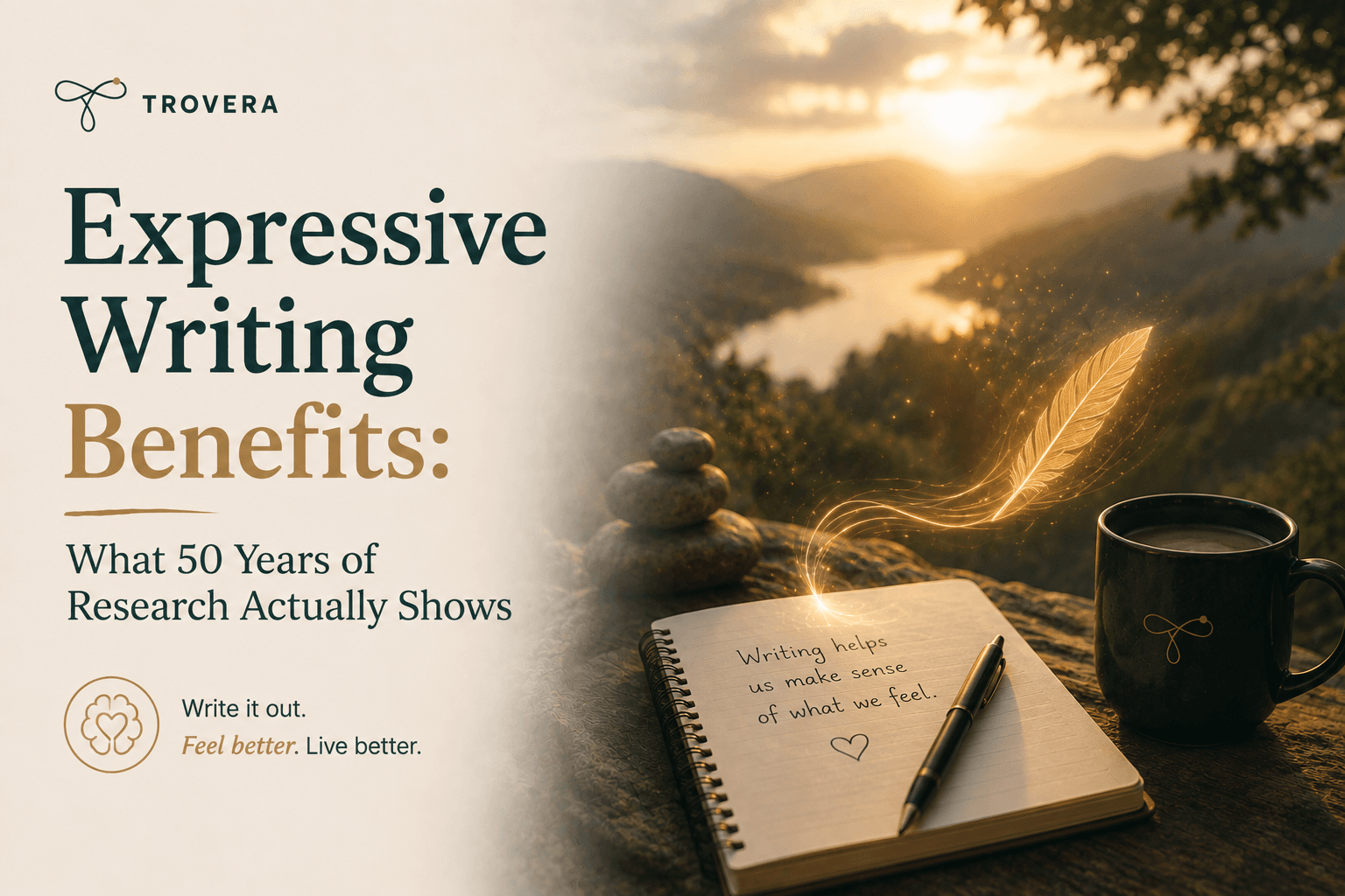 Expressive Writing Benefits: What 50 Years of Research Actually Shows — Trovera voice journaling